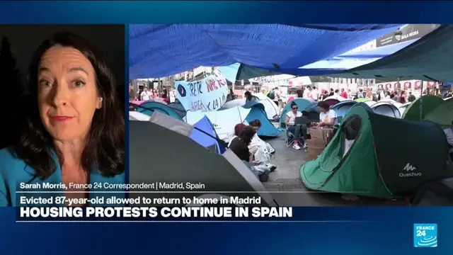 Video thumbnail for Spain's housing crisis: Protests continue, keep heat on government