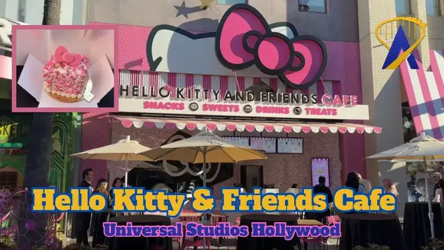 Video thumbnail for Hello Kitty Cafe at Universal Studios Hollywood