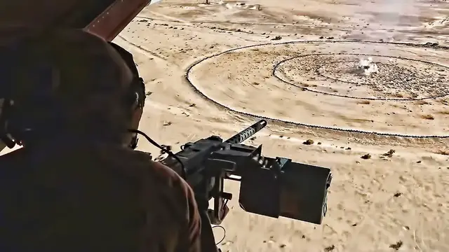'Video thumbnail for Marine Corps MV-22B Osprey Tail Gunner'