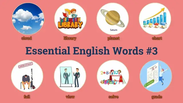 Video thumbnail for Essential English Words with Meaning and Sentences #3