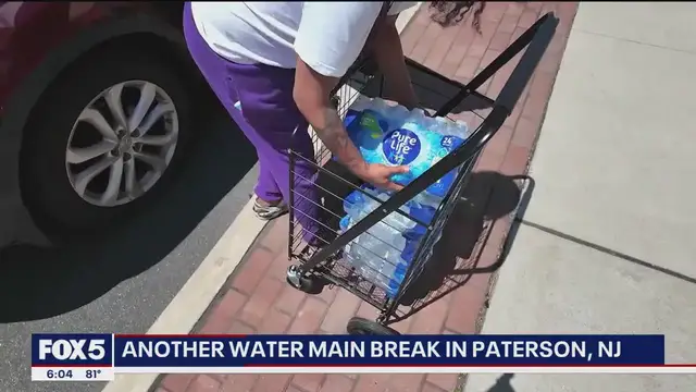 Video thumbnail for NJ community frustrated after 2nd water main break