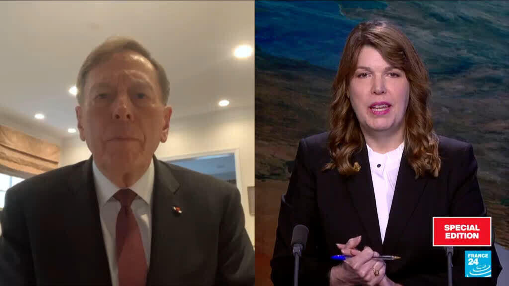 Video thumbnail for David Petraeus speaks to FRANCE 24: Analysis on US-Israeli strikes on Iran and the regional fallout