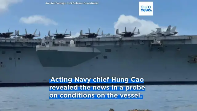 Video thumbnail for US admits there were eight suicide attempts on US aircraft carrier during record Middle East deployment