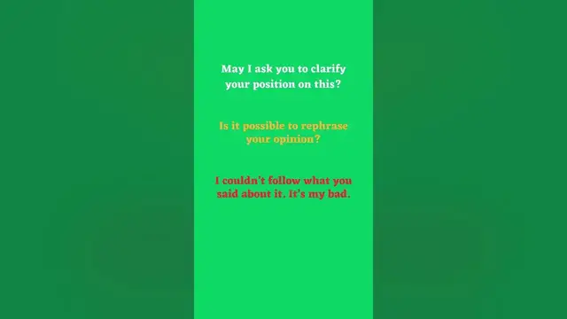 Video thumbnail for Ask for Clarification in English Part 7