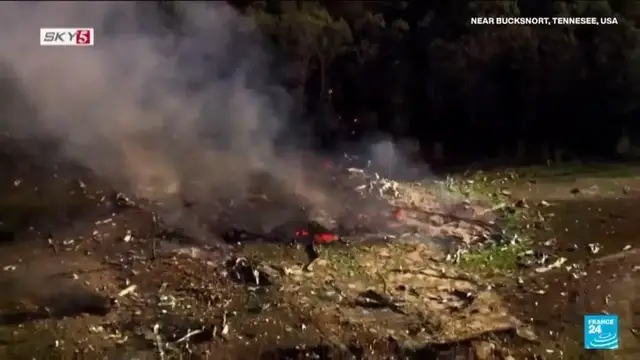 'Video thumbnail for Blast at Tennessee explosives plant leaves dozens missing and feared dead'