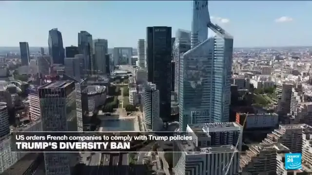 'Video thumbnail for French companies stunned by US administration urging compliance with Trump's anti-diversity policy'