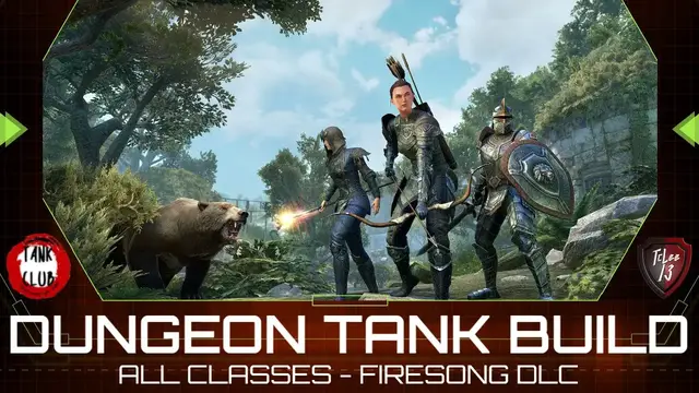 Video thumbnail for #1 Dungeon Tank Build [ALL CLASSES] | Elder Scrolls Online | Firesong