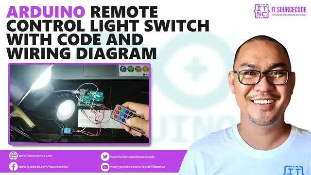 Video thumbnail for Arduino Remote Control Light Switch with Code and Wiring Diagram | Arduino Projects with Source Code