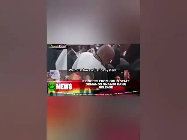 Video thumbnail for Princess From Ogun State Demands Nnamdi Kanu Release