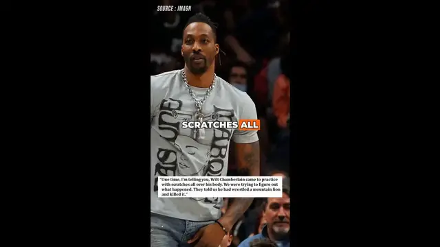 Video thumbnail for Dwight Howard Shares Wild Story of Wilt Chamberlain Wrestling a Mountain Lion