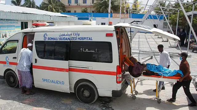 'Video thumbnail for Somalia: Security forces kill seven Al-Shabab militants in Mogadishu prison attack'