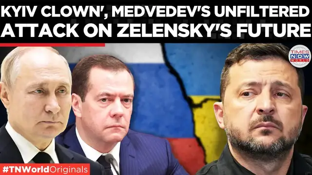Video thumbnail for 'MISERABLE CAREER', Medvedev Calls Zelensky A Bloody Kyiv Clown Moving Toward His Own Political End