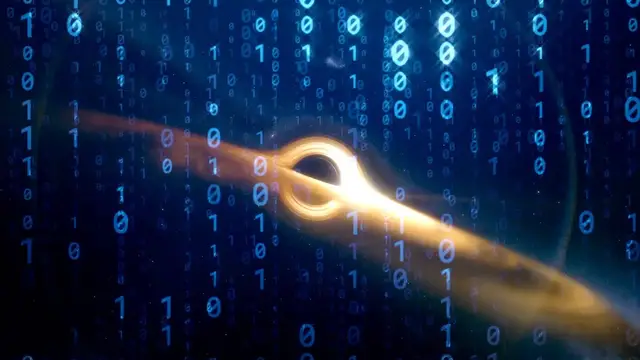 Video thumbnail for Inside NASA's computer simulation of falling into a black hole