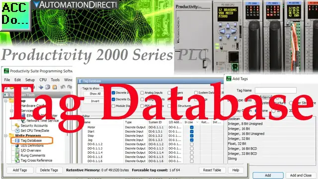 Video thumbnail for Productivity 2000 Series PLC Tag Database