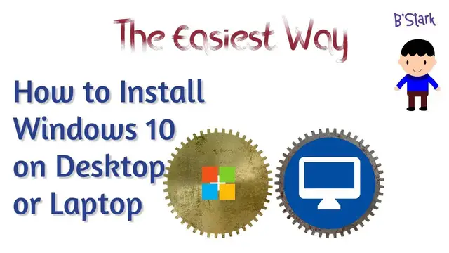 Video thumbnail for How to install windows 10