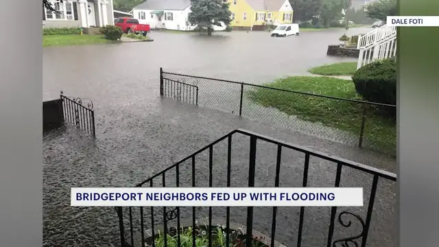 Video thumbnail for 'We're furious.' Bridgeport neighbors fed up with repeated flooding, call on city to act