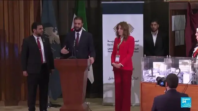 'Video thumbnail for Syrians vote in first parliamentary election since Assad's fall'