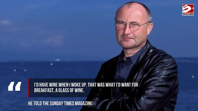 Video thumbnail for Phil Collins drank wine for breakfast at the height of his alcoholism