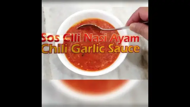 Video thumbnail for Sos Cili Nasi Ayam #shorts
