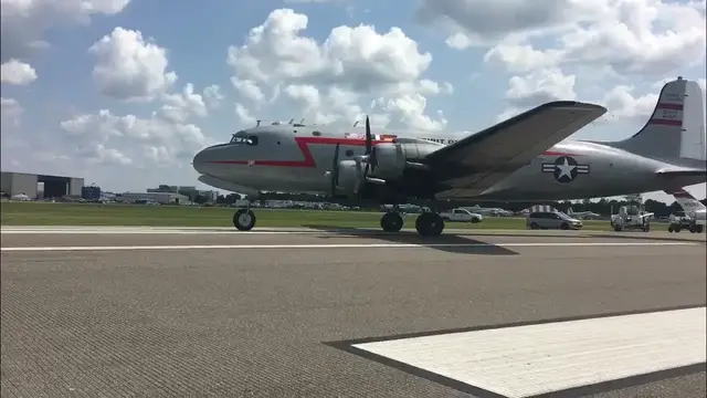 Video thumbnail for The Berlin Airlift Historical Foundation C-54 Taxiing