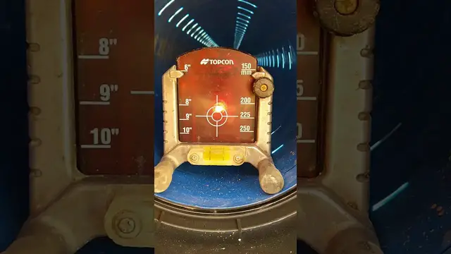 'Video thumbnail for Pipe Laser Dot Dancing Around Target'
