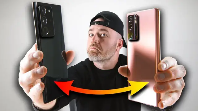 'Video thumbnail for Galaxy Note 20 vs Galaxy Note 20 Ultra - You Might Be Surprised'