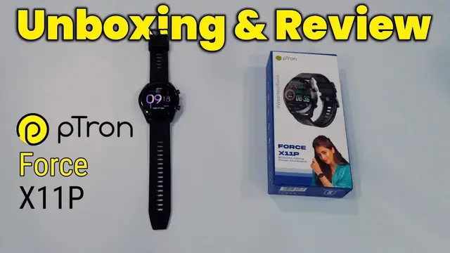 Video thumbnail for pTron Force X11P | Unboxing | Review and Round Dial Metal Body Calling Watch