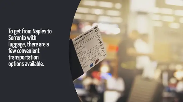 Video thumbnail for How To Get From Naples To Sorrento With Luggage