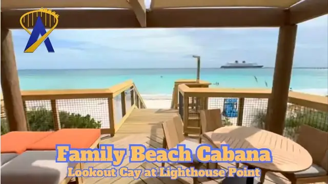 'Video thumbnail for Tour a Family Beach Cabana at Disney Lookout Cay at Lighthouse Point'