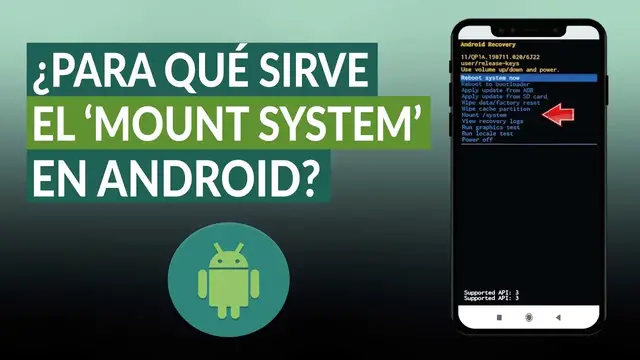 Video thumbnail for ¿Qué es, qué significa y para qué sirve el 'MOUNT SYSTEM' en el modo recovery de ANDROID?