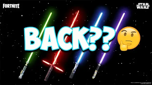 Video thumbnail for Are Lightsabers Back Fortnite