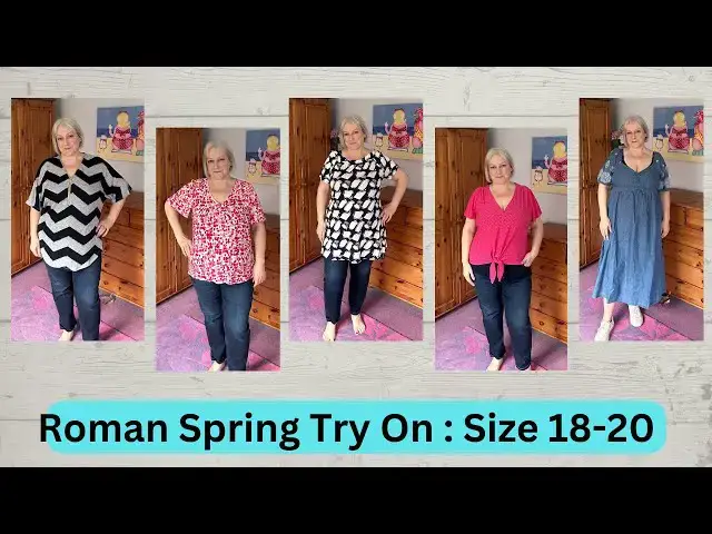'Video thumbnail for Plus Size Try On Haul from Roman - Size 18/20'