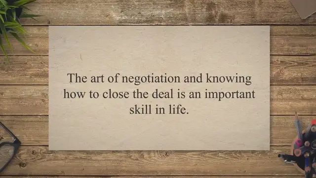 Video thumbnail for 11 Tips to Negotiate Like a Pro: How to Close the Deal