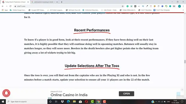 Video thumbnail for Best Tips and Tricks on How to Win Grand League in Dream11