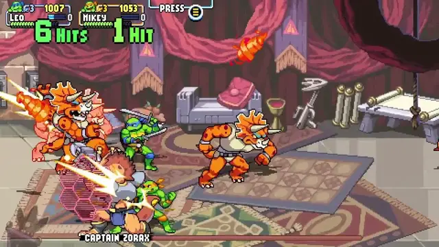 Video thumbnail for Teenage Mutant Ninja Turtles: Shredder's Revenge Gameplay | Captain Zorax Boss Fight