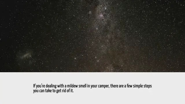 'Video thumbnail for How To Get Rid Of Mildew Smell In Camper'