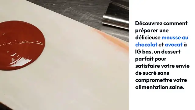 Video thumbnail for Mousse au Chocolat et Avocat à IG Bas – Recette Saine et Gourmande