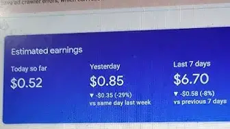 Video thumbnail for Ezoic Vs Adsense Earnings Live Comparison Video