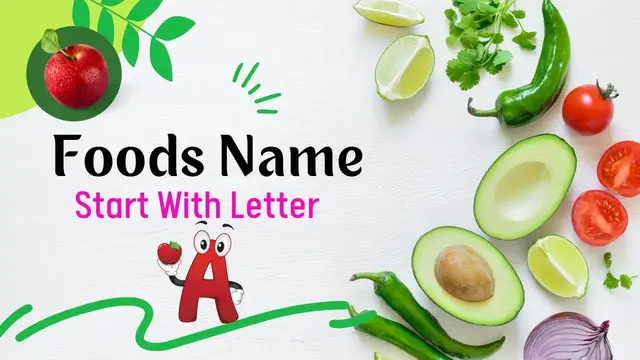 'Video thumbnail for 30+ Unique Foods Name That Start With A- Breakfast, Mexican, Italian & Snacks'