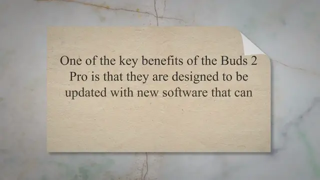 'Video thumbnail for How to Update the Software on the Samsung Galaxy Buds 2 Pro'