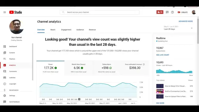 Video thumbnail for I Earn 4 to 5 Dollar RPM From 1000 Views on my Youtube Videos Full Earning Proof