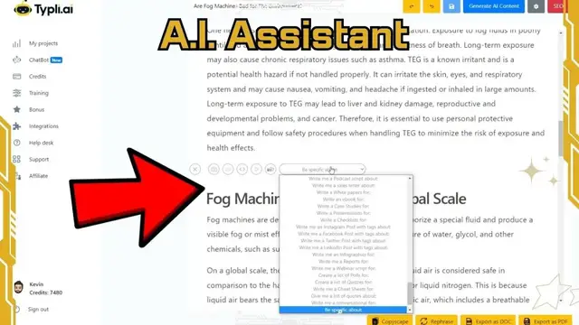 Video thumbnail for WoW! Affordable AI Writing Assistant Review - Jasper Alternative [ Typli AI ]