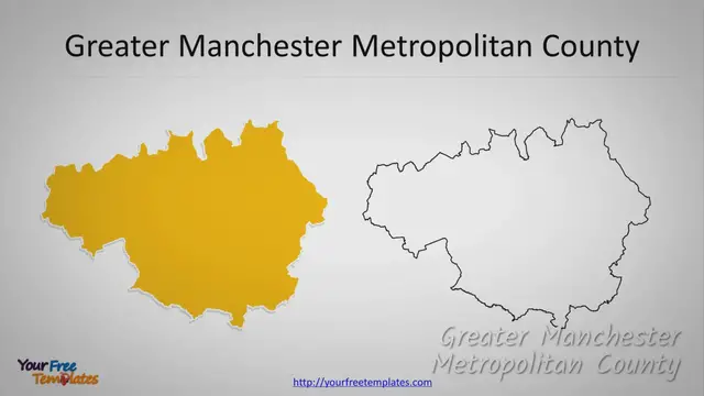 Video thumbnail for 6 Metropolitan counties of England map