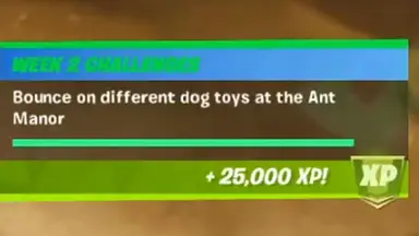 'Video thumbnail for Bounce On Different Dog Toys At The Ant Manor [C2S4 - Week 2 Challenge] - Fortnite Battle Royale'