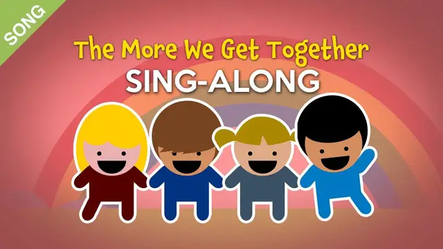 Video thumbnail for The More We Get Together [SONG] | Nursery Rhymes Sing-Along