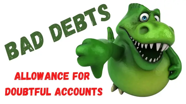 Video thumbnail for Bad Debts & Allowance for Doubtful Accounts | Accounting How To | How to Pass Accounting Class