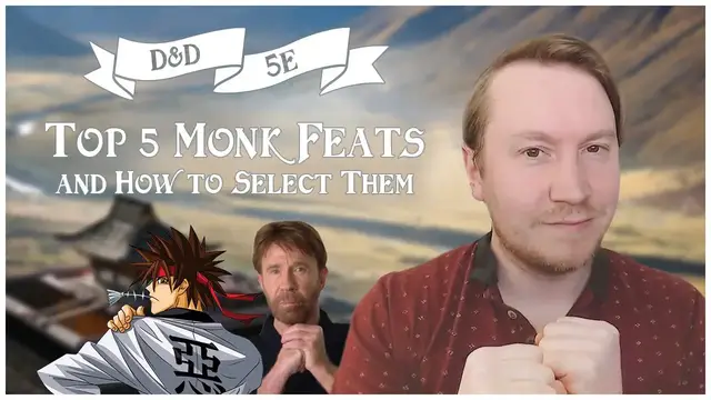 Video thumbnail for Top 5 Monk Feats and How to Select Them 🥋 D&D 5e