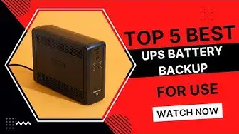 Video thumbnail for Top 5 Best UPS Battery Backup for Use