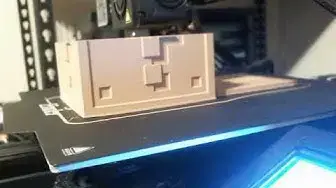 'Video thumbnail for 3D Printed Mario Question Box Wood Filament timelapse'