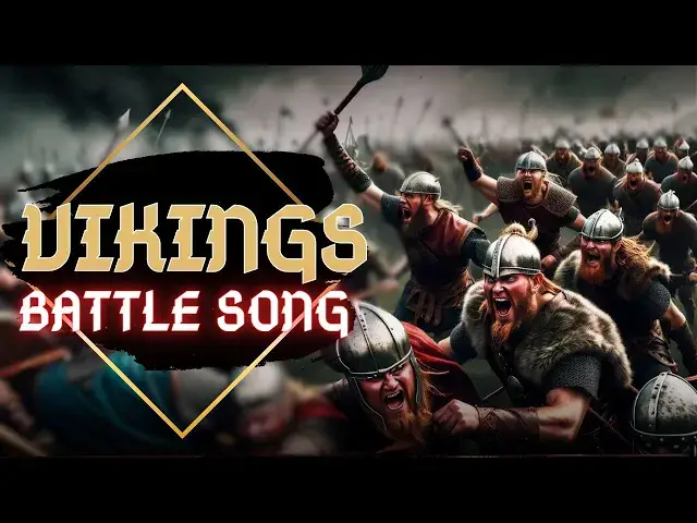 'Video thumbnail for THE VIKINGS - WIKINGER SONG - WAR SONG (Lyric Video) prod. by Nicolas Maschke'